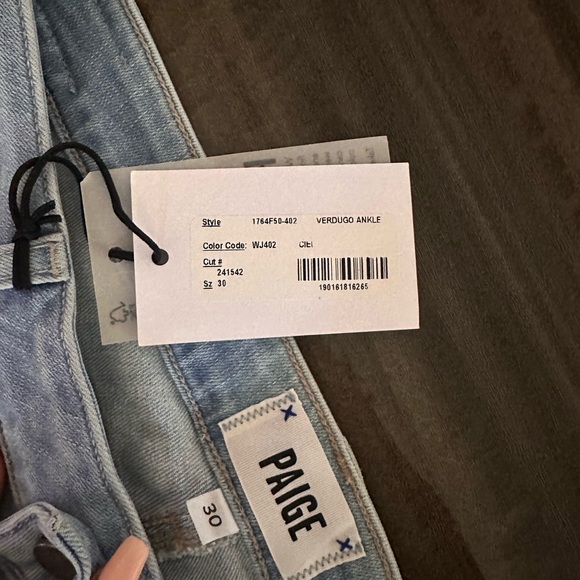 NWT! Paige Verdugo Stretchy Ankle Mid-Rise Skinny Jeans - Picture 5 of 6